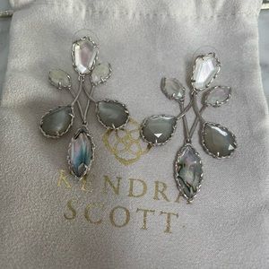 Kendra Scott statement earrings.